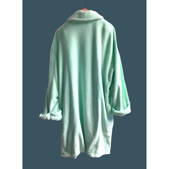 CLASSIC ELEMENTS- WOMENS GREEN ROBE SIZE X-LARGE - Picture 2 of 5